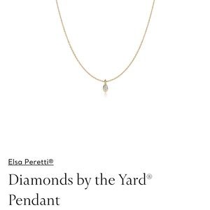 Tiffany & Co Diamond Pendant .08 Carat 18k Gold